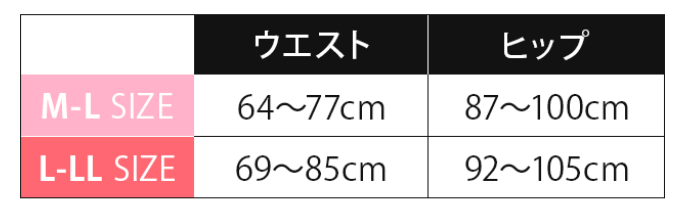 フラミンゴ　サイズ表